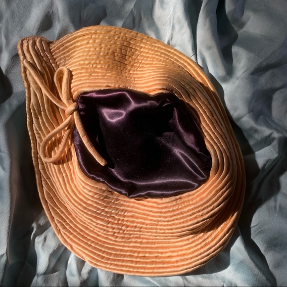 Vintage Chic Rolled Silk Pink Hat main image 5